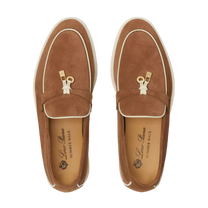 Loro Piana Women's Summer Charms Walk Loafers (Suede)