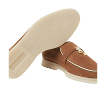 Loro Piana Women's Summer Charms Walk Loafers (Suede)