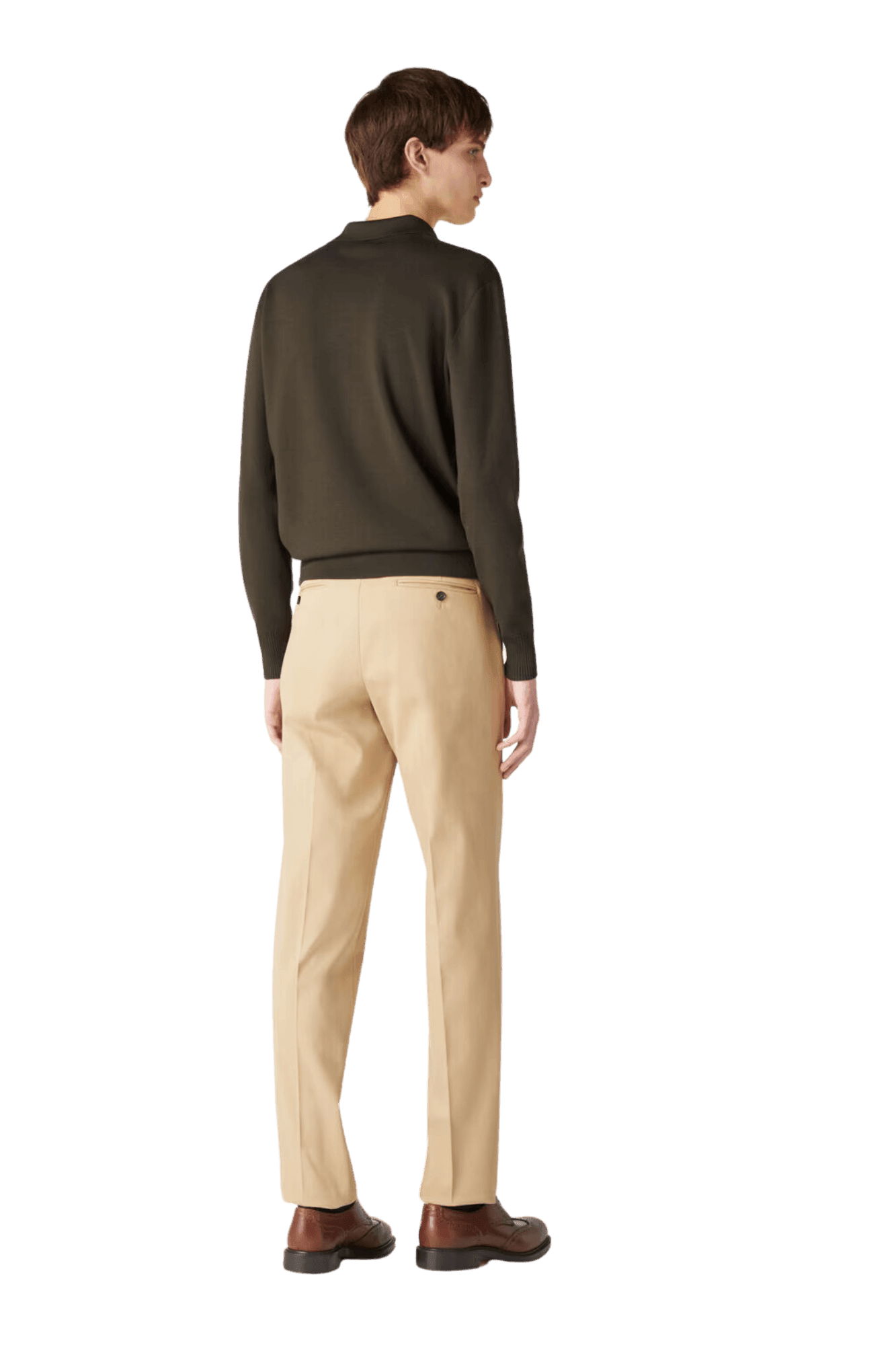 <tc>Loro Piana</tc> قميص بولو رجالي بدون أزرار