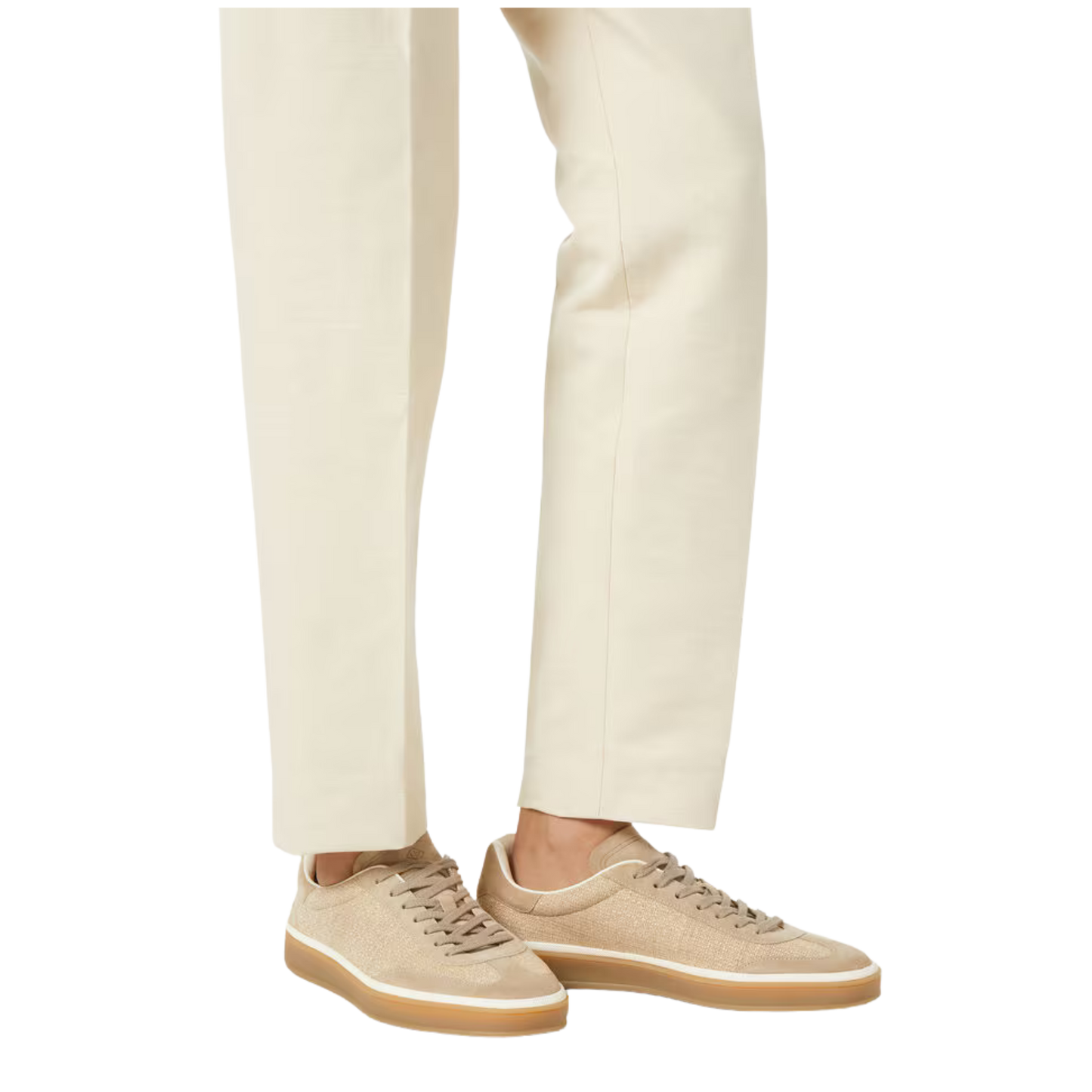 Loro Piana Men’s Tennis Walk Sneakers (Suede Calf Split)
