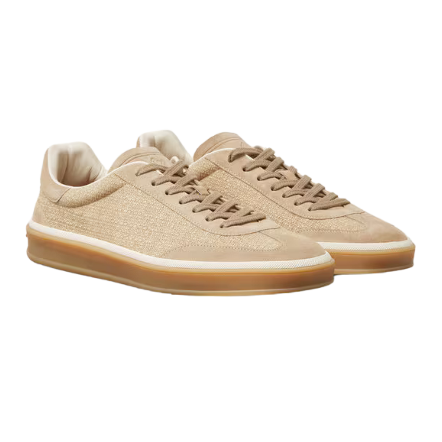 Loro Piana Men’s Tennis Walk Sneakers (Suede Calf Split)