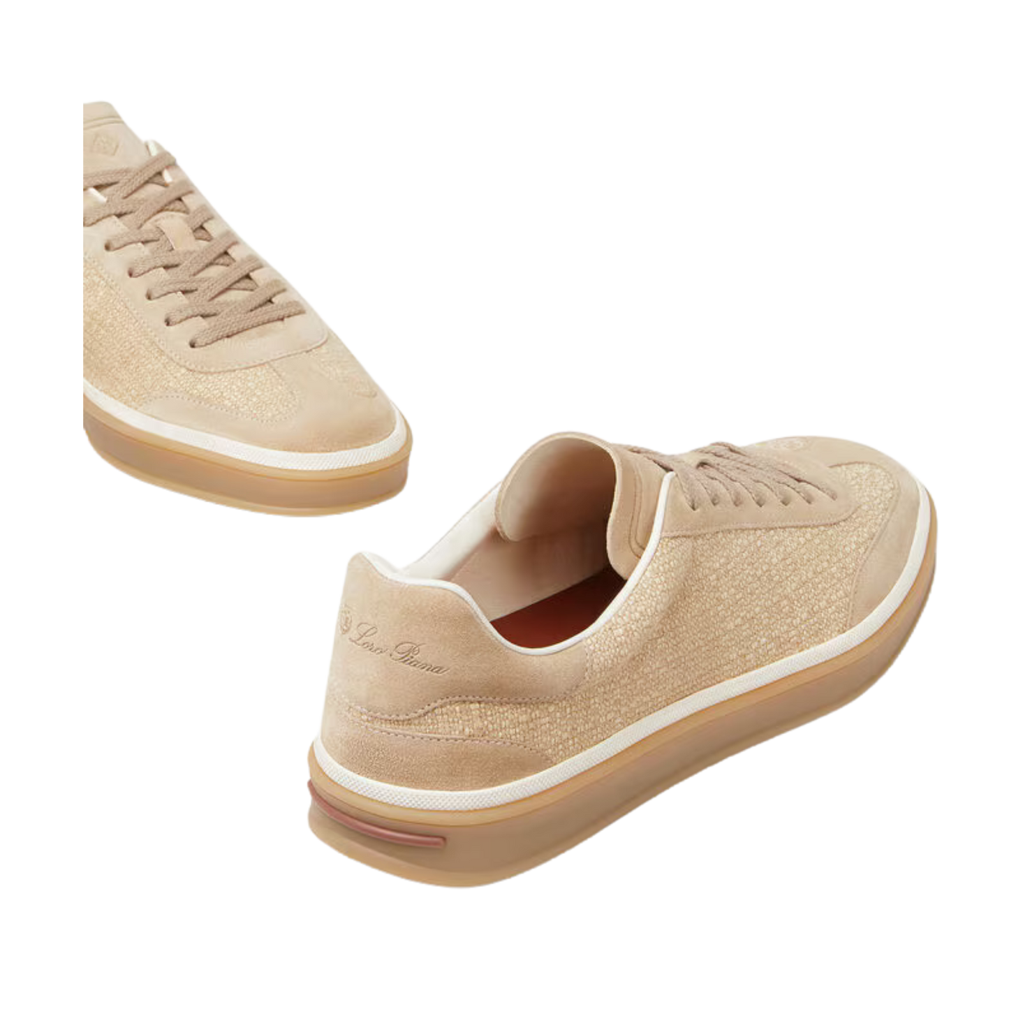 Loro Piana Men’s Tennis Walk Sneakers (Suede Calf Split)