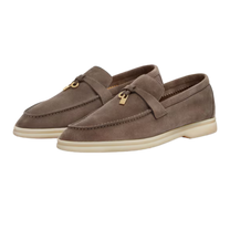 Loro Piana Women's Summer Charms Walk Loafers (Suede)