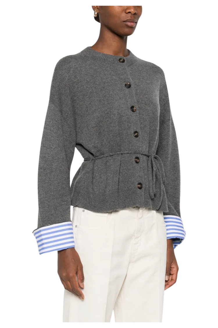 Brunello Cucinelli Women's Button-fastening Tie-waist Cardigan
