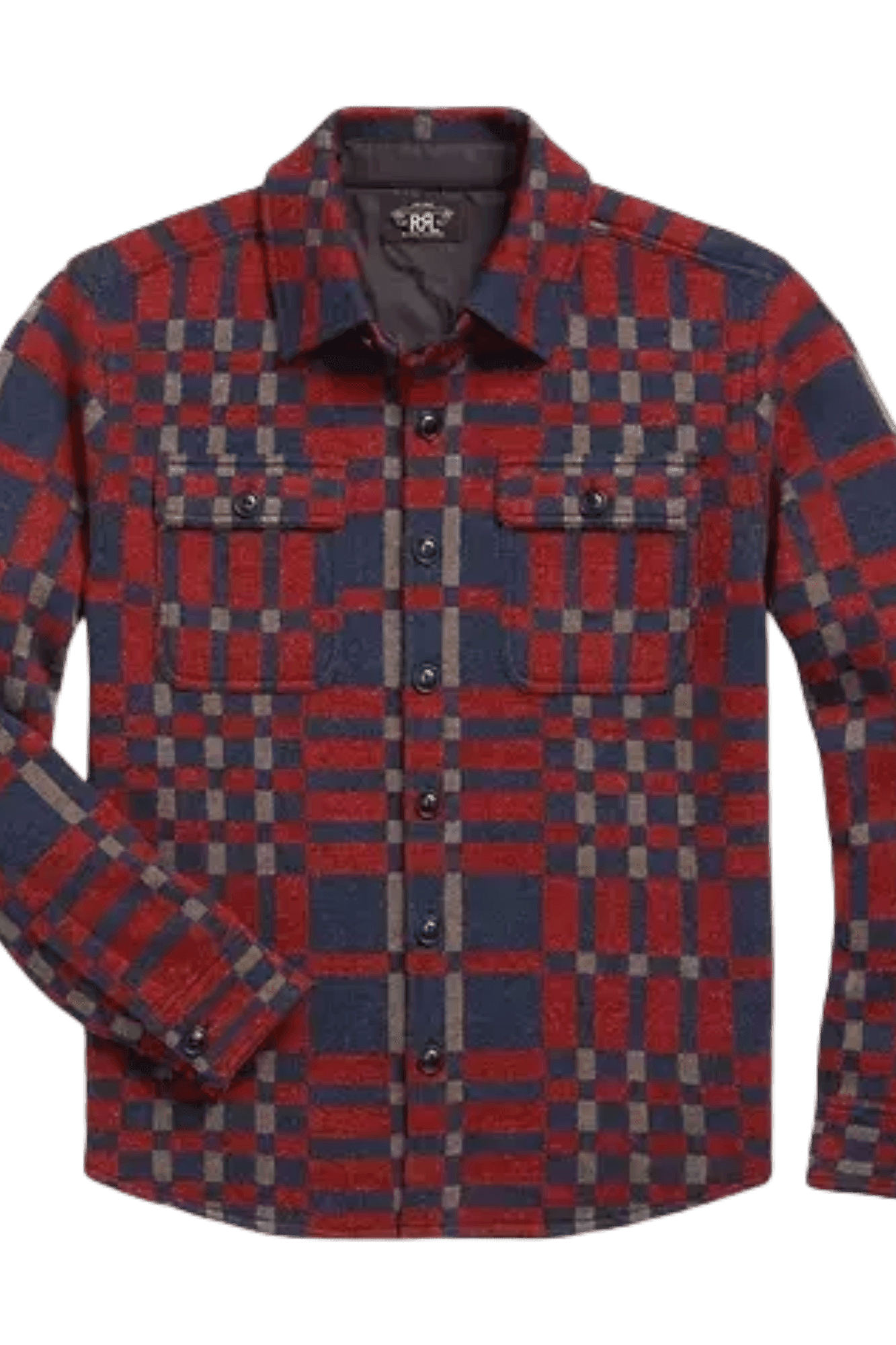 Ralph Lauren Men's Plaid Wool-Blend Workshirt Jumper