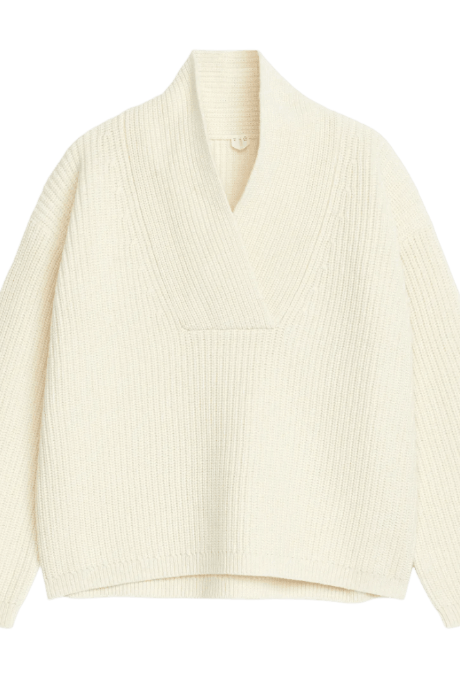 Arket Women's Shawl Collar Jumper