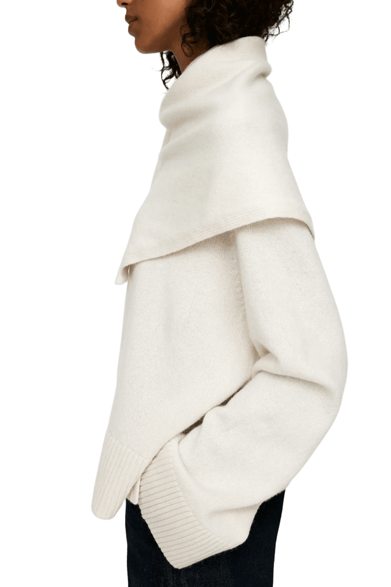 Arket Women's Wool Scarf Jumper