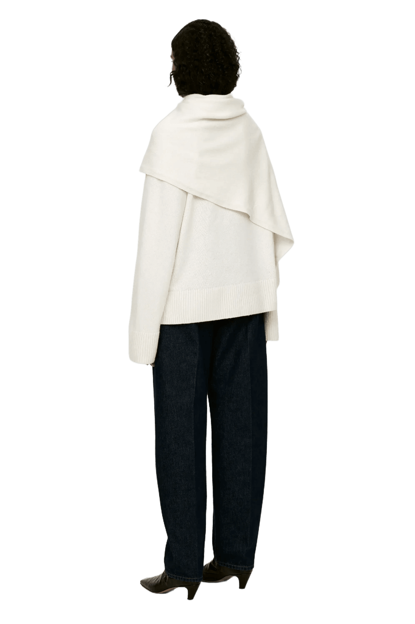 Arket Women's Wool Scarf Jumper