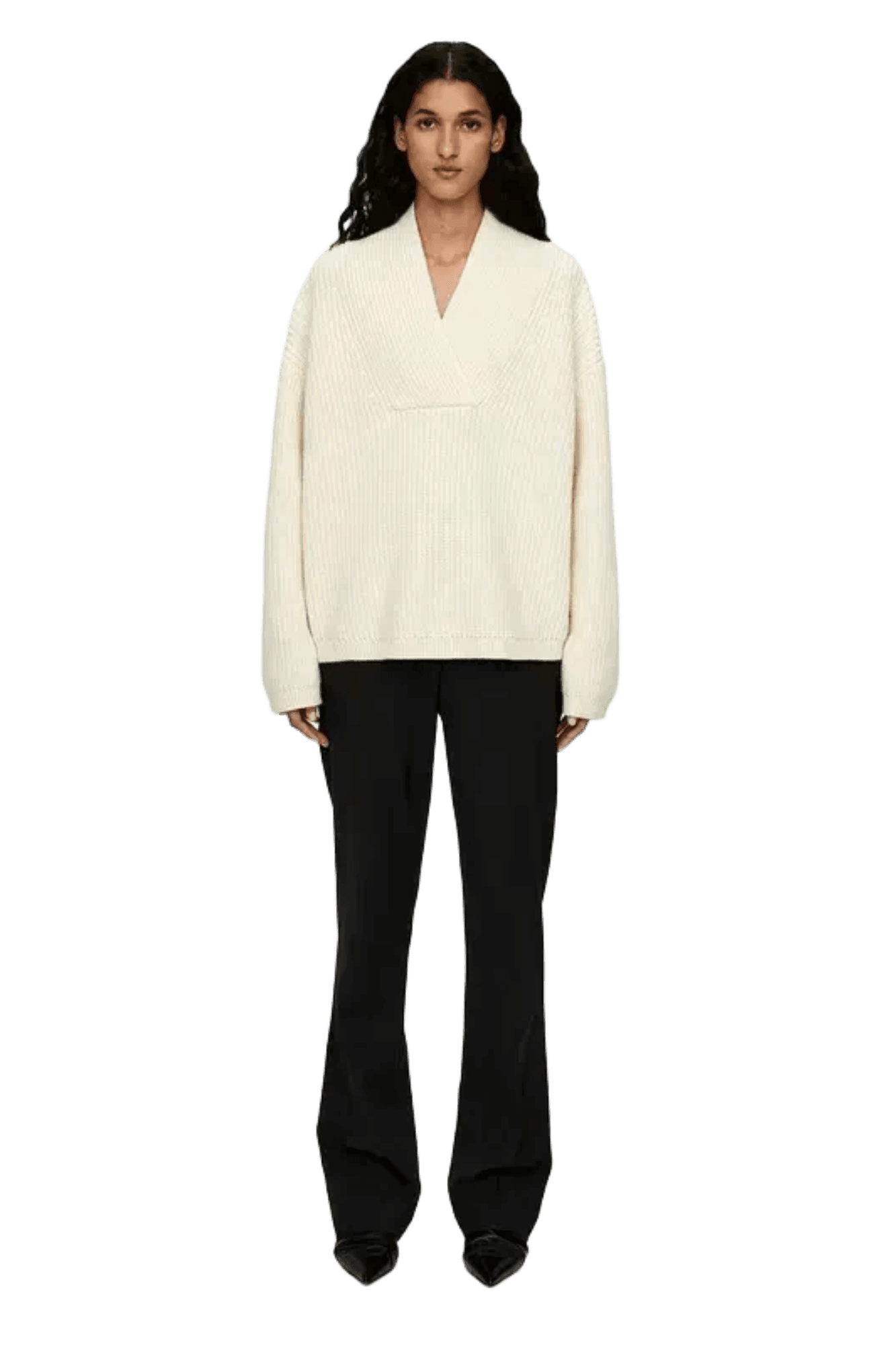 Arket Women's Shawl Collar Jumper