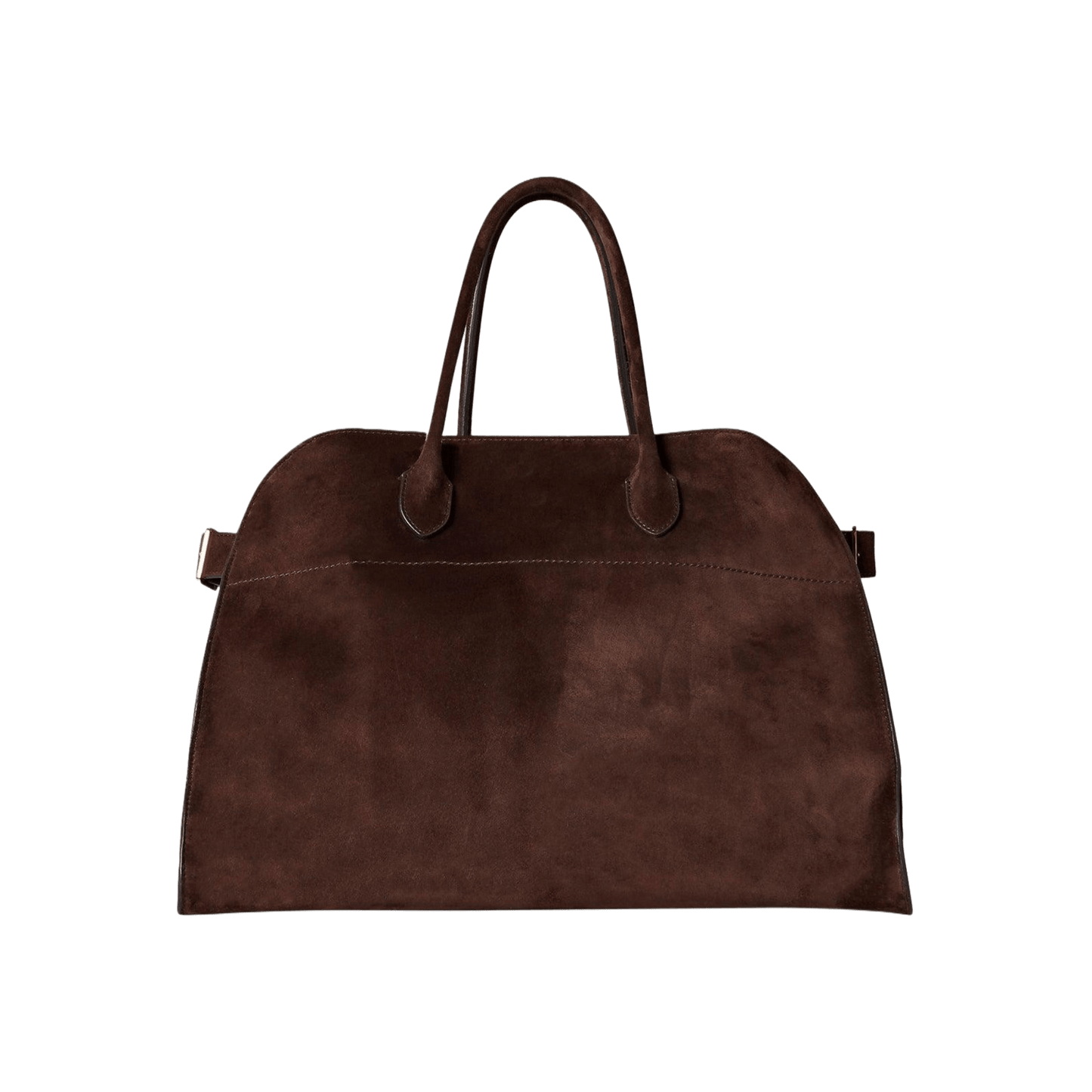 The Row Soft Margaux 15 Bag in Suede
