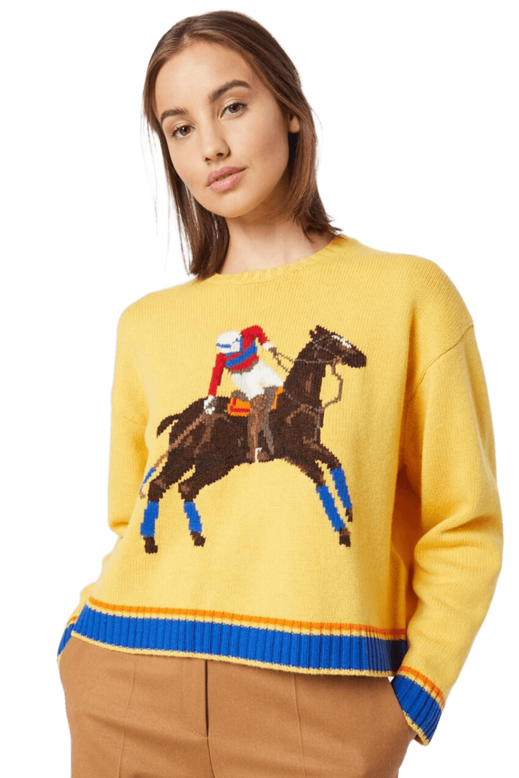 Ralph Lauren Women's Intarsia-Knit Wool Sweater