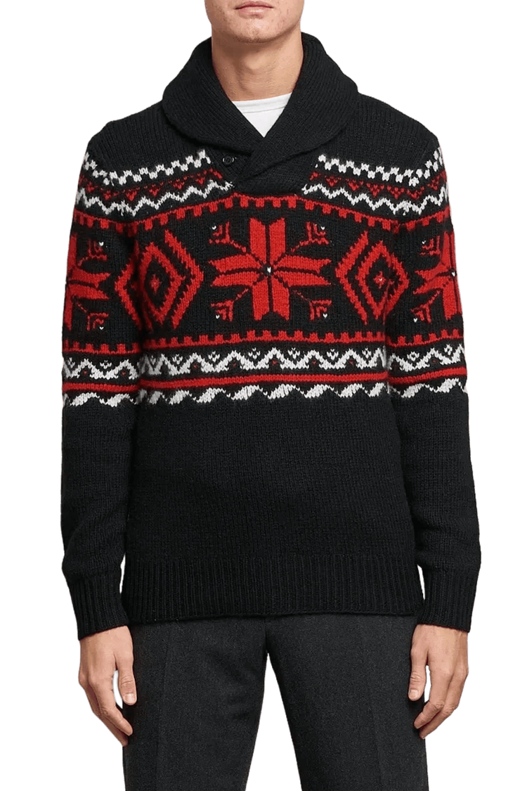Ralph Lauren Men's Snowflake Cotton-Blend Jumper