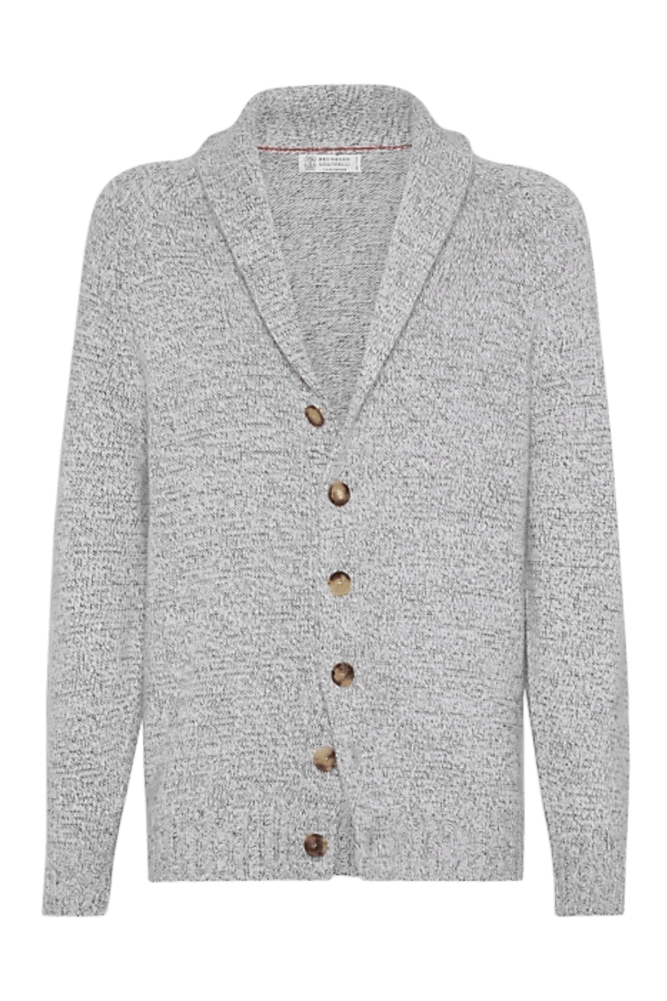 Brunello Cucinelli Men's Mouliné Cashmere Cardigan With Raglan Sleeves
