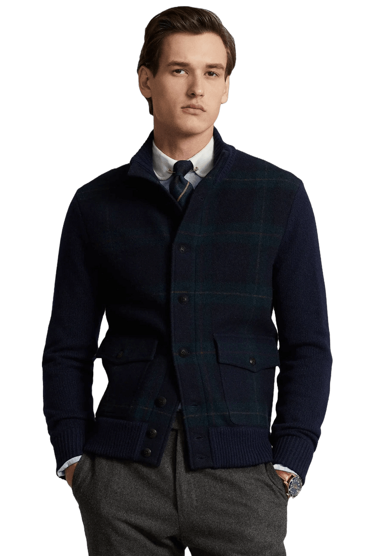 Ralph Lauren Men's The Polo Tartan Wool Cardigan