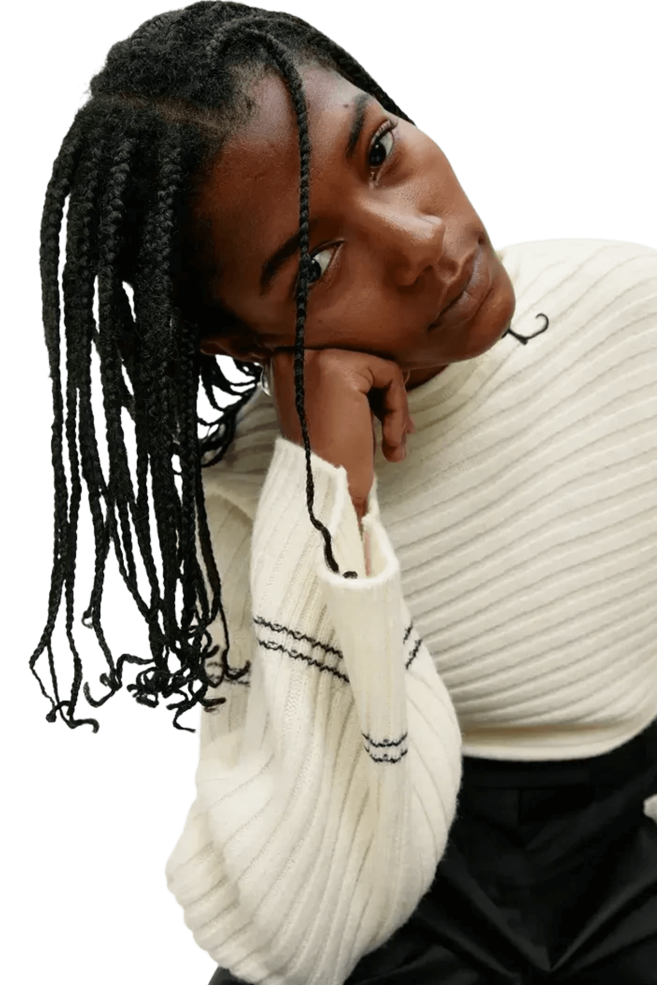 Arket Women's Rib-Knitted Wool Jumper
