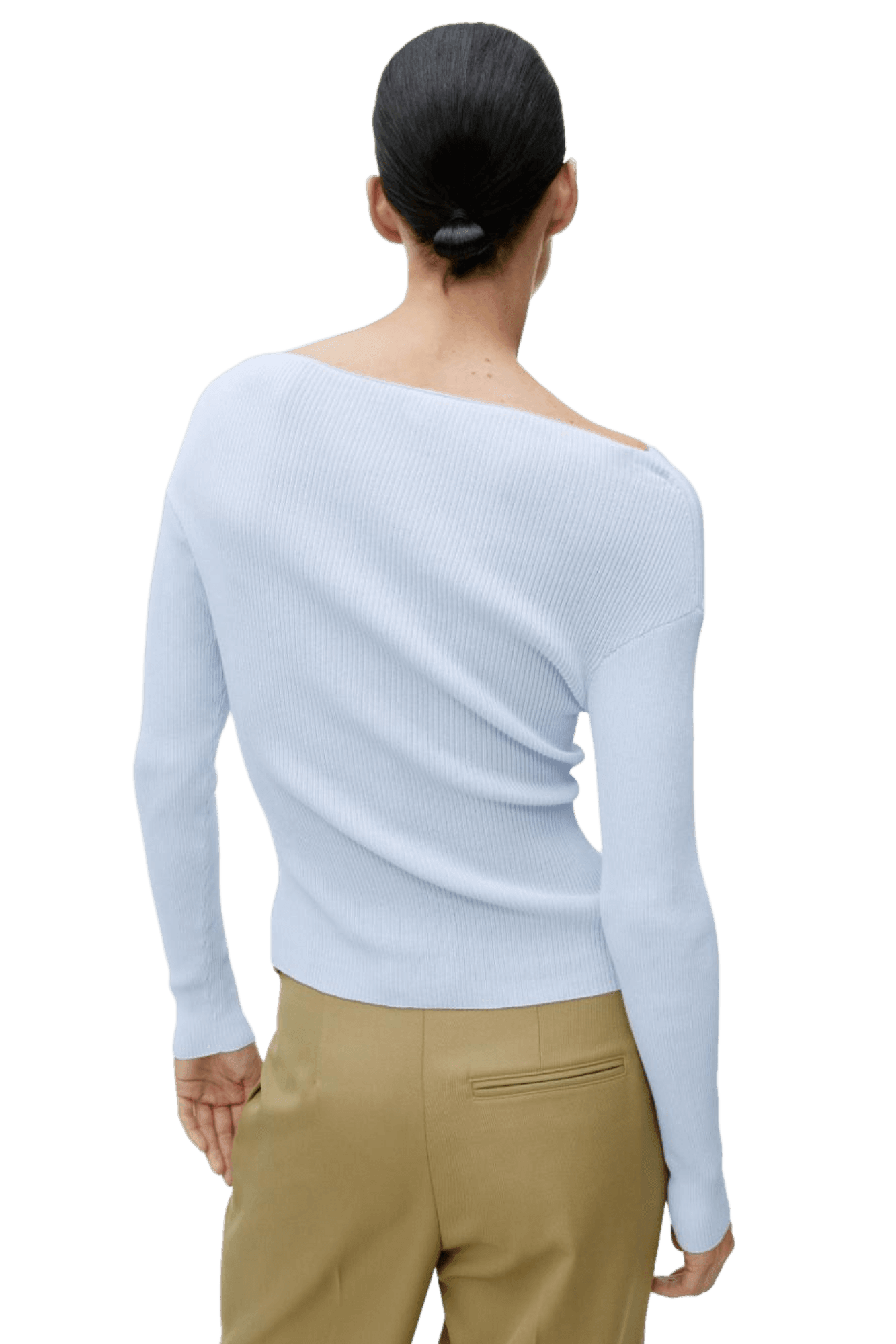 Arket Women's Boat-Neck Rib Top