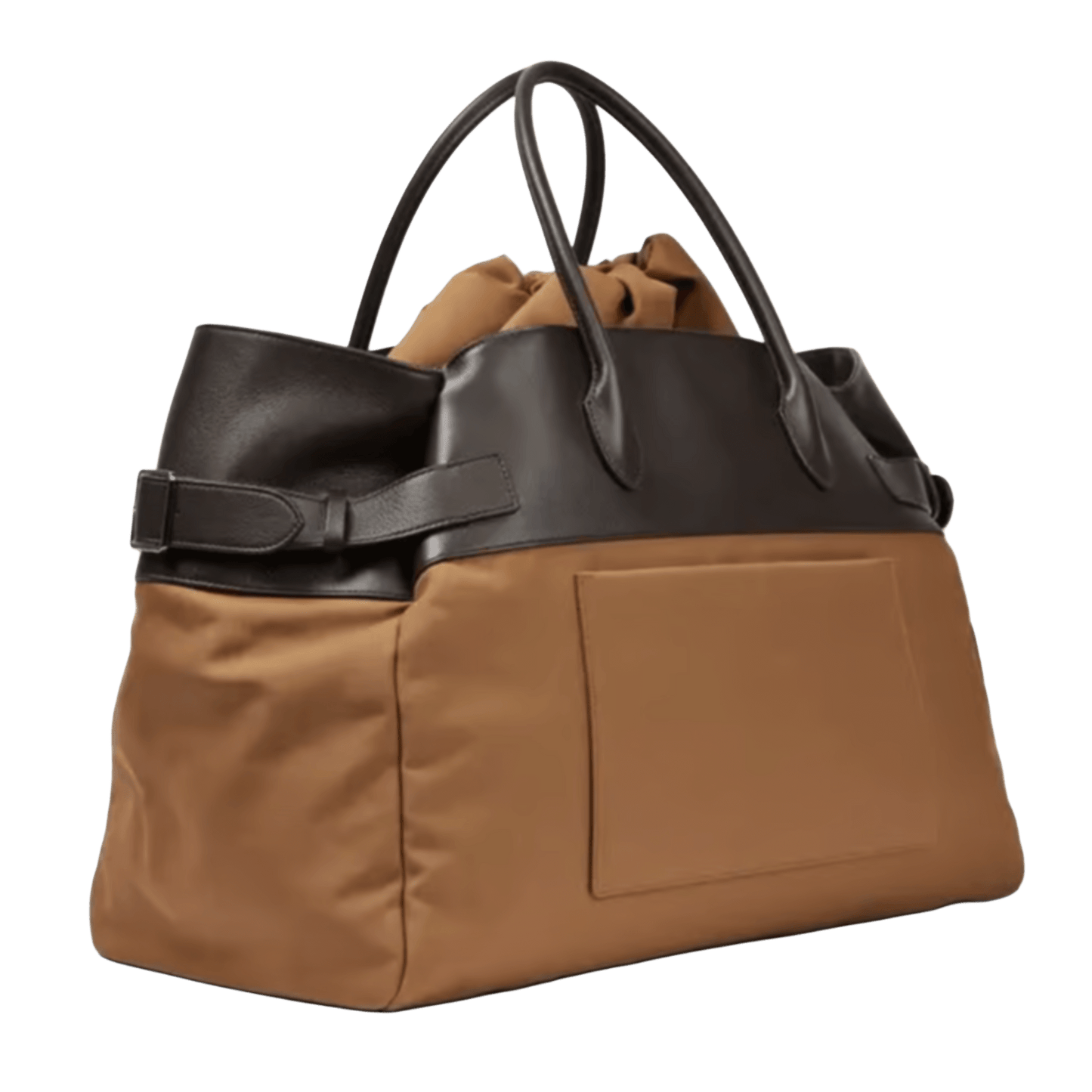 <tc>The Row</tc> Margaux 17 內外扣皮革帆布托特包