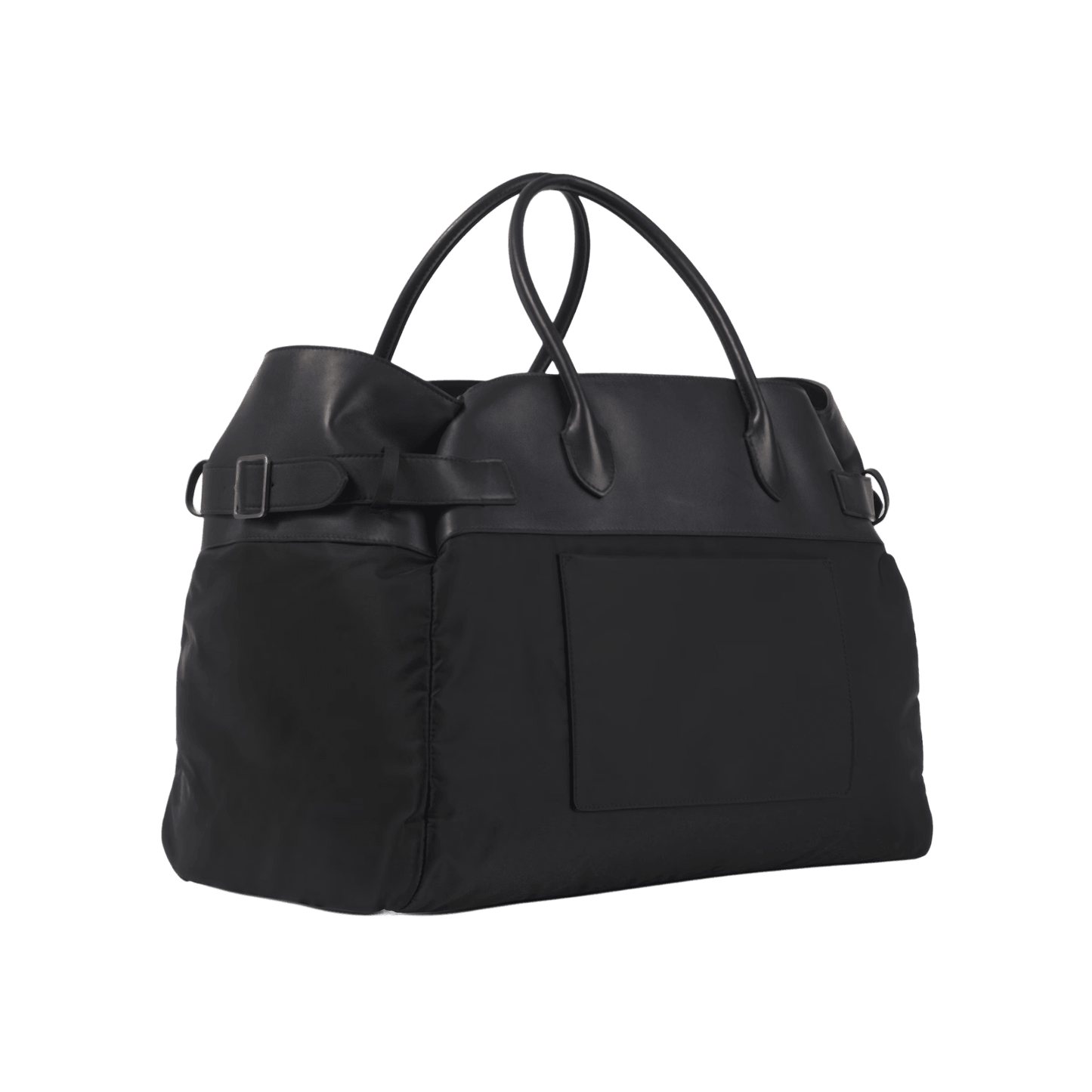 <tc>The Row</tc> Margaux 17 內外扣皮革帆布托特包