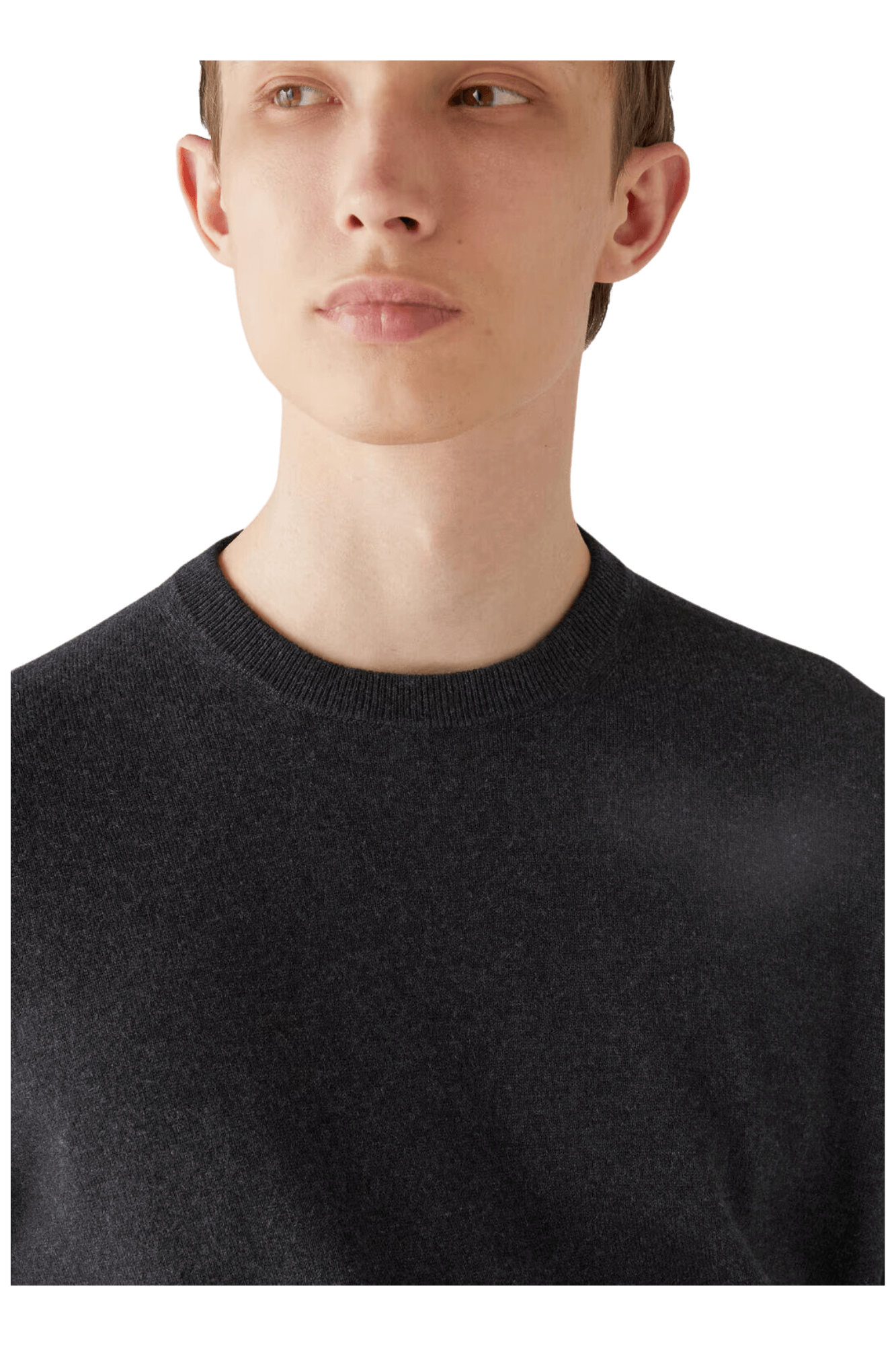 <tc>Loro Piana</tc> Cuello redondo clásico para hombre