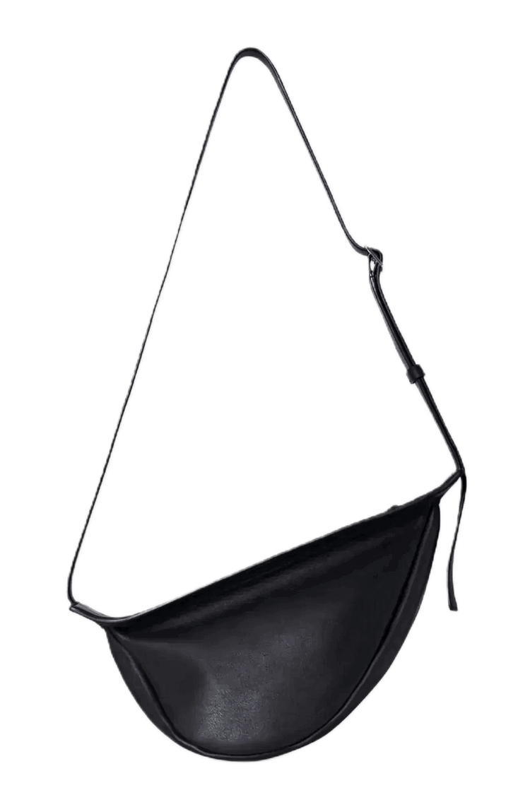 The Row Small Slouchy Banana Bag in Leather