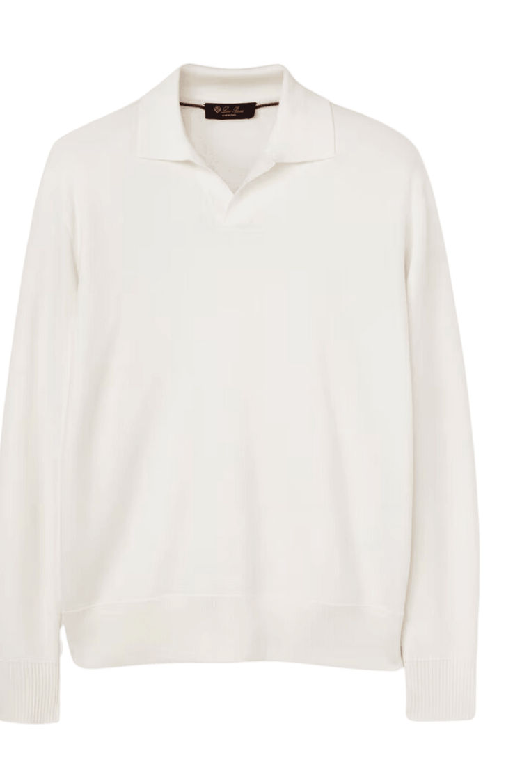 Loro Piana Men's Buttonless Polo-Shirt