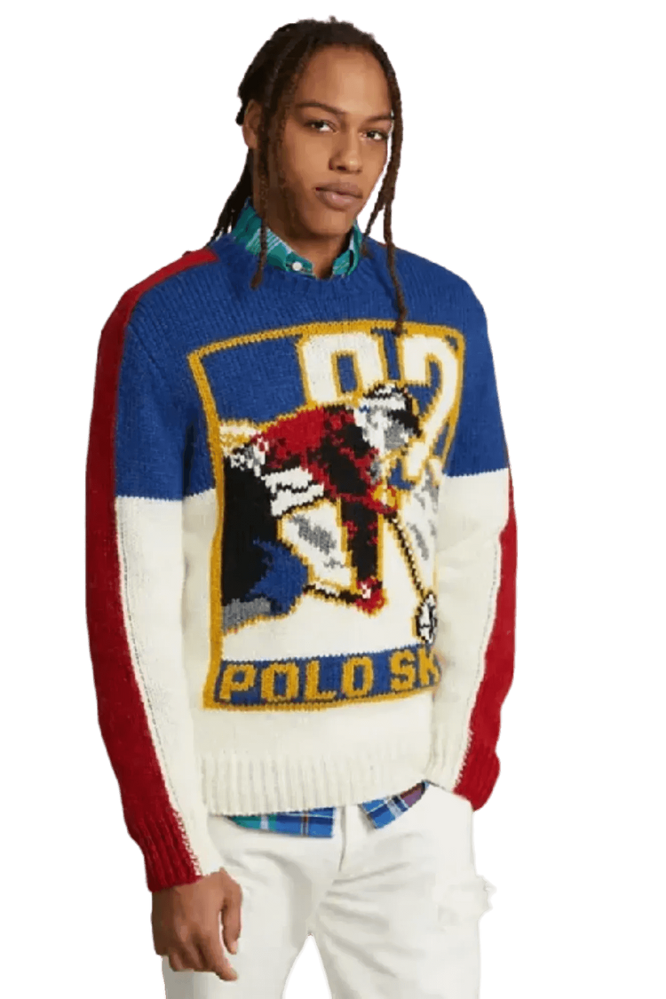 Ralph Lauren Men's Polo Ski Wool-Blend Sweater