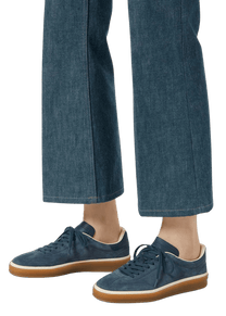 <tc>Loro Piana</tc> Zapatillas de tenis para mujer (gamuza con división en la pantorrilla)