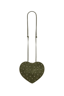 <tc>Alaia</tc> Bolso Le Coeur en piel de cabra ante Strass