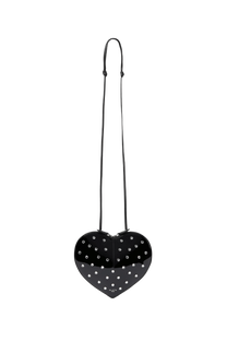 Alaia Le Coeur Studded Leather Crossbody Bag