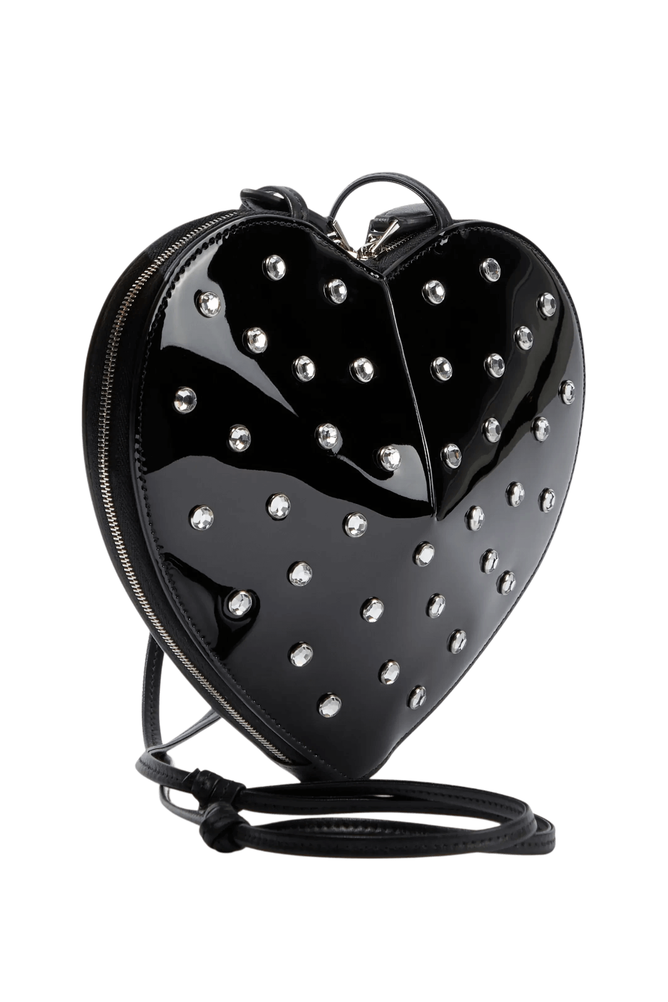 <tc>Alaia</tc> Le Coeur 鉚釘皮革斜背包