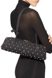 Alaia Le Teckel Medium Bag In Nubuk