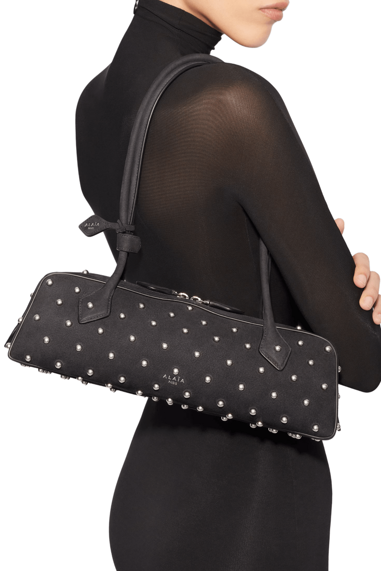 Alaia Le Teckel Medium Bag In Nubuk