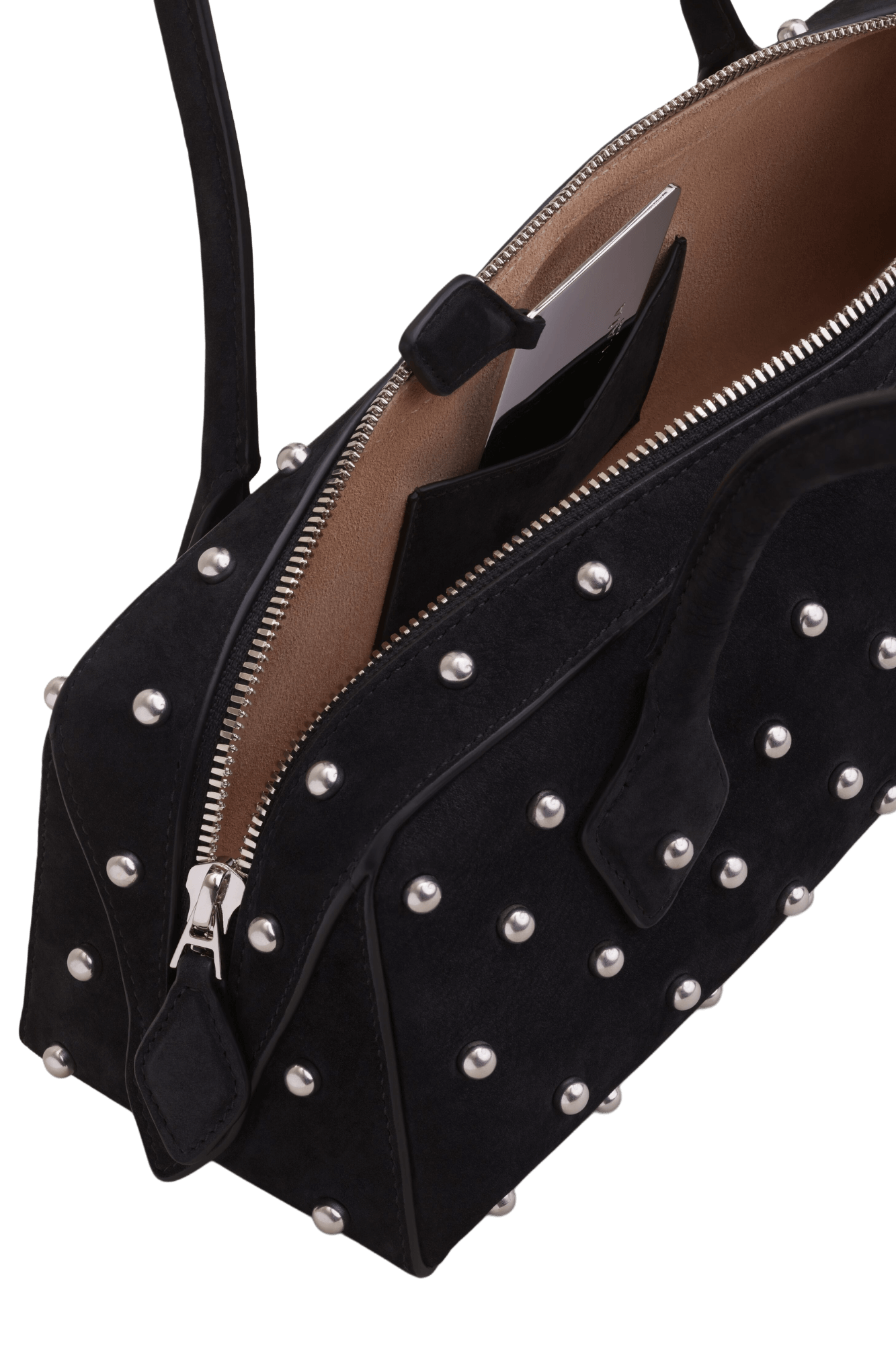Alaia Le Teckel Medium Bag In Nubuk