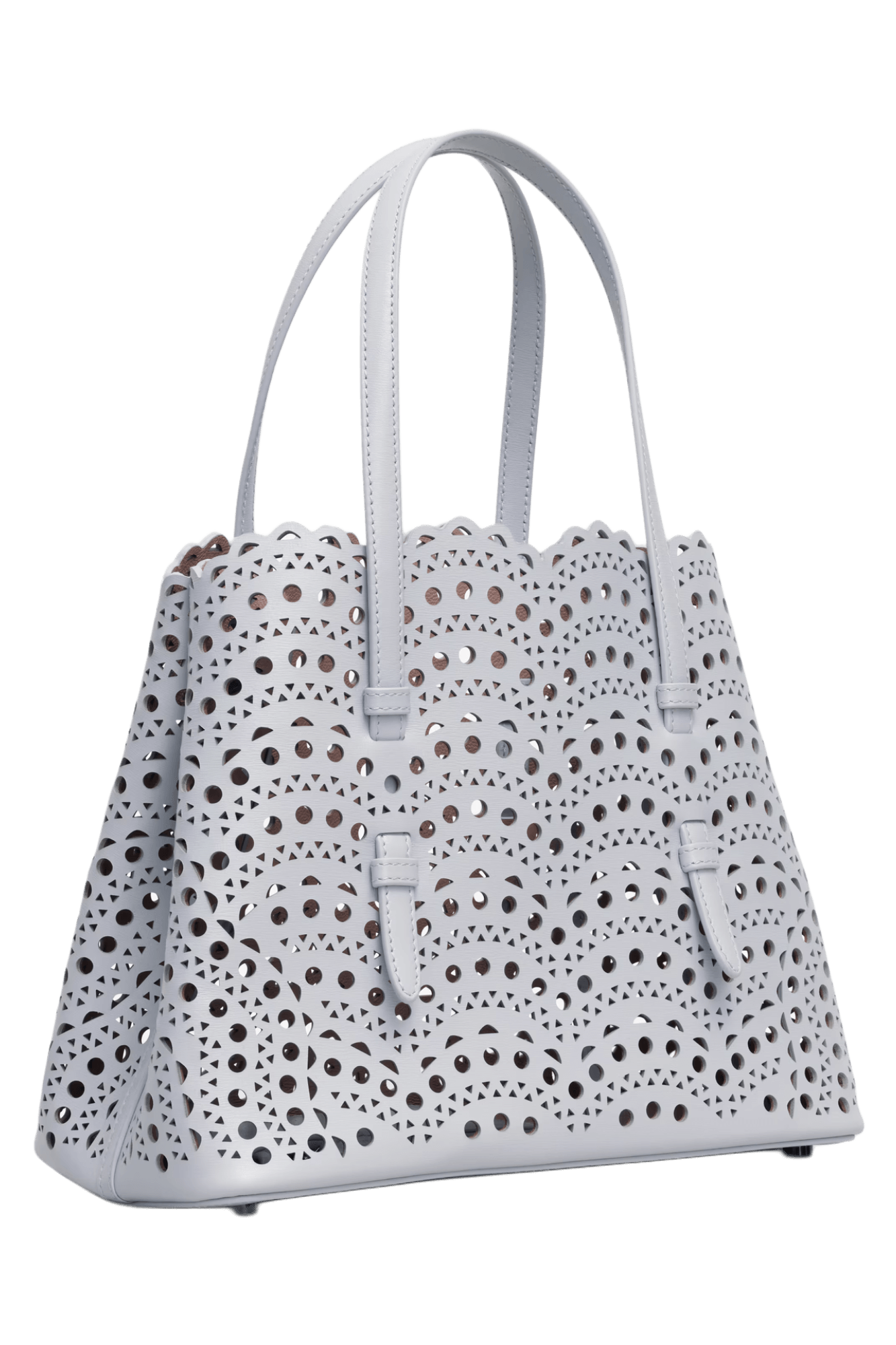 Alaia Mina 25 Bag In Vienne Wave Calfskin
