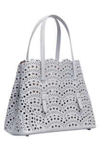 Alaia Mina 25 Bag In Vienne Wave Calfskin