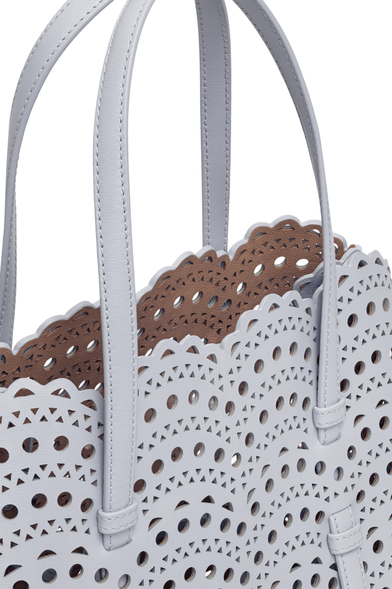 Alaia Mina 25 Bag In Vienne Wave Calfskin
