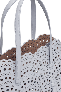 Alaia Mina 25 Bag In Vienne Wave Calfskin