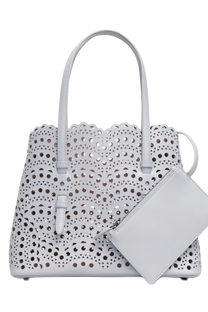 Alaia Mina 25 Bag In Vienne Wave Calfskin