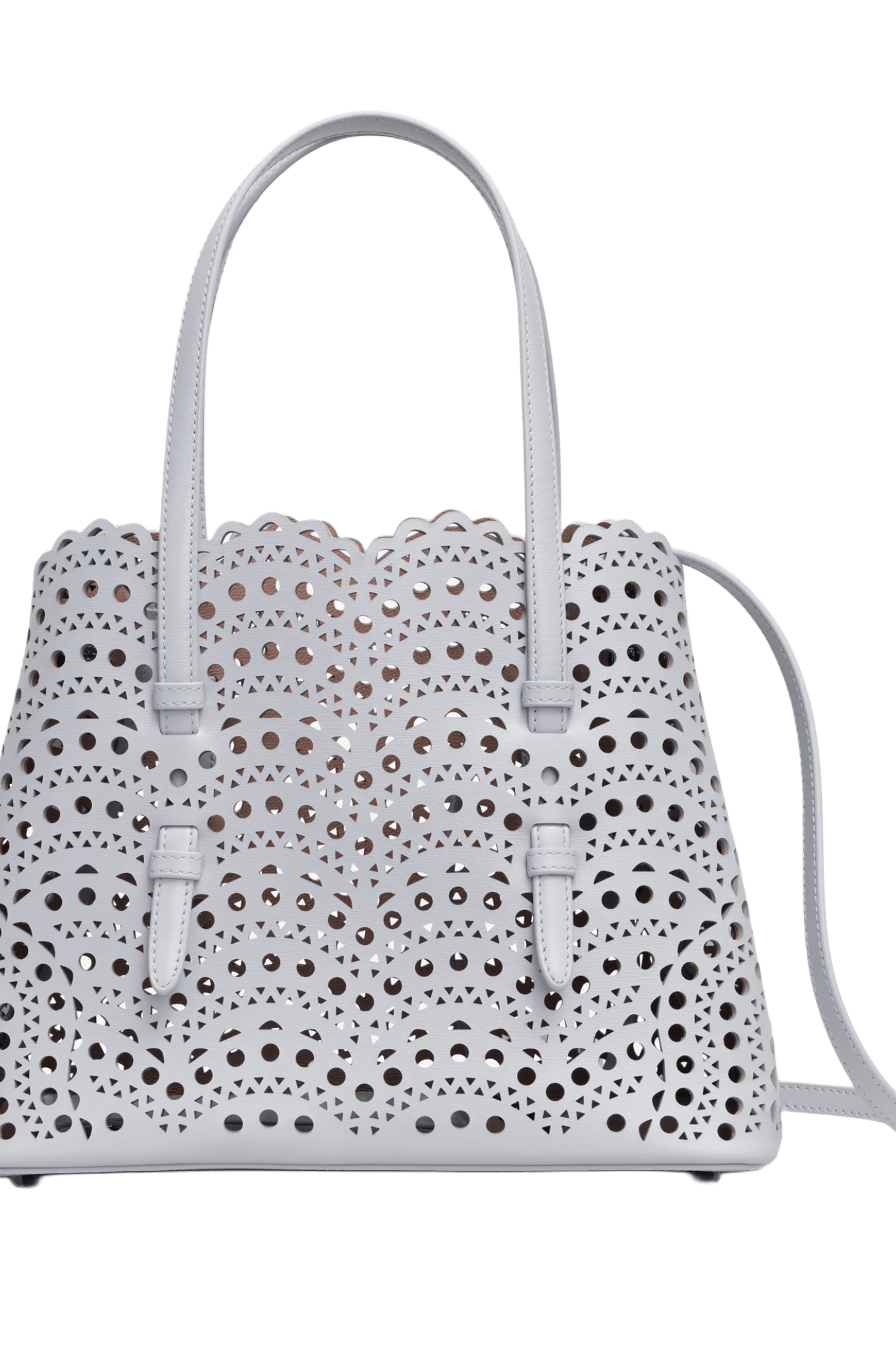 Alaia Mina 25 Bag In Vienne Wave Calfskin