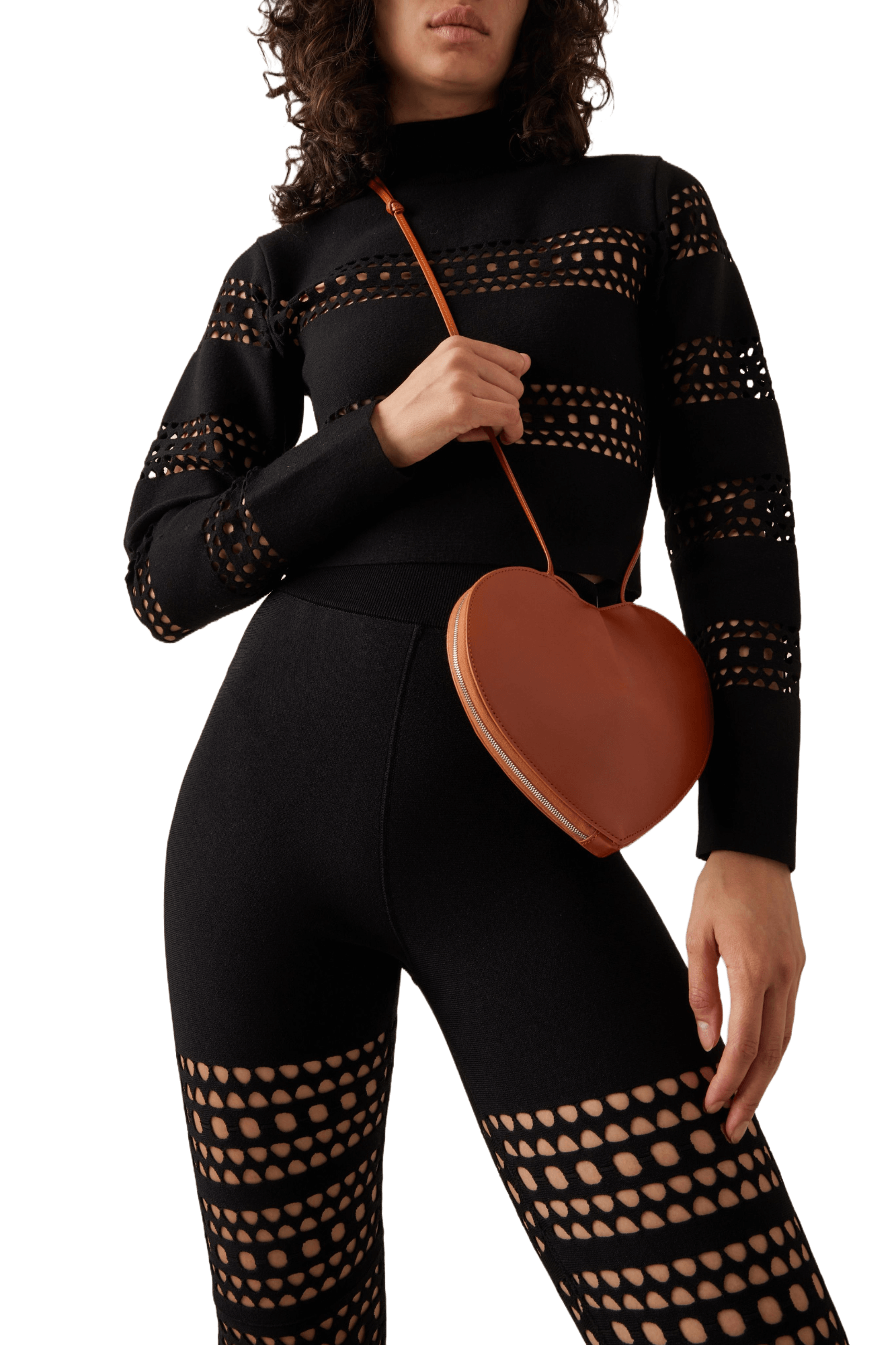 <tc>Alaia</tc> Bolso Le Coeur de piel de becerro