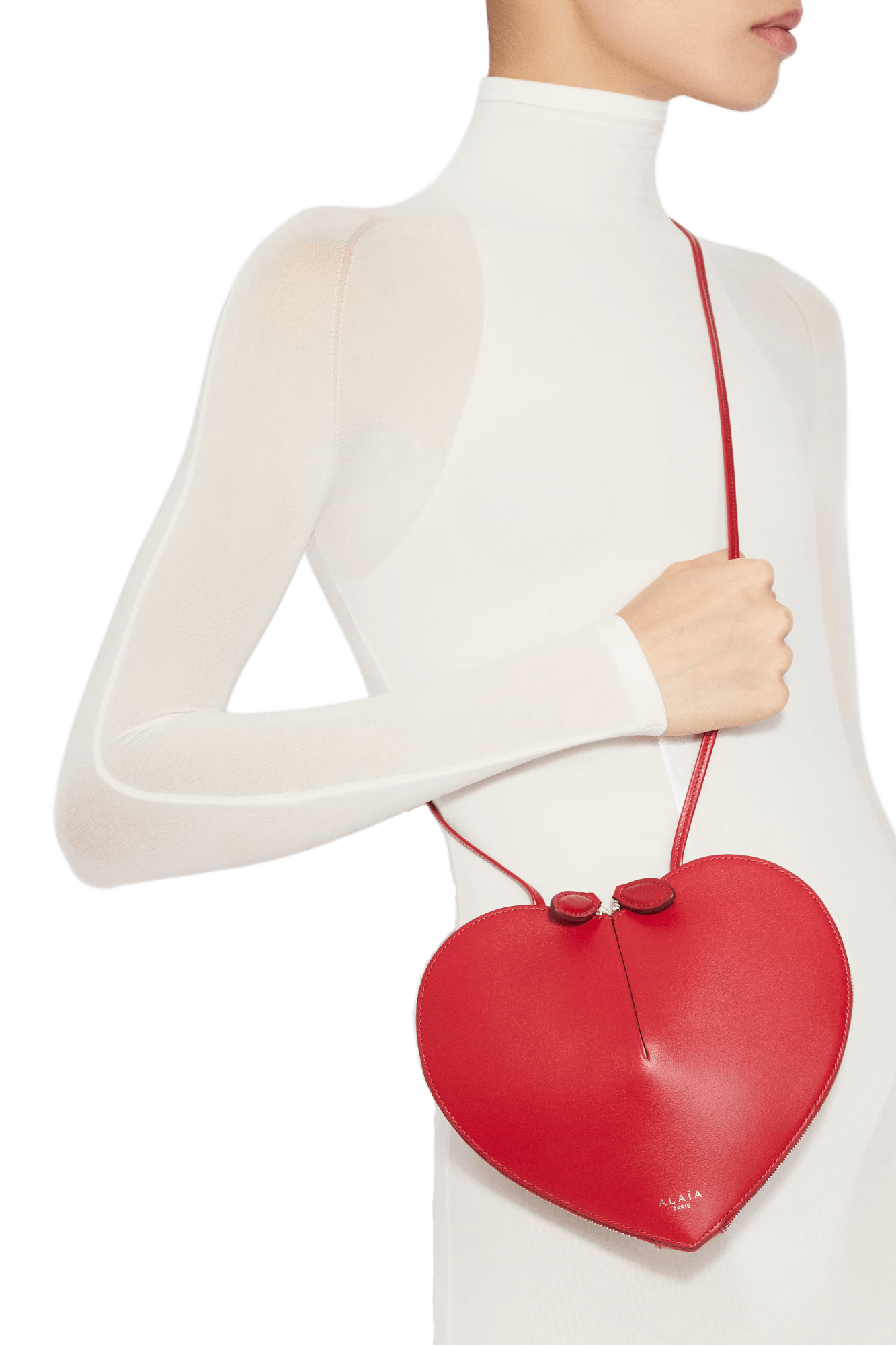 <tc>Alaia</tc> Bolso Le Coeur de piel de becerro