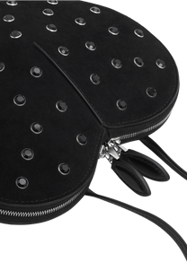 <tc>Alaia</tc> Bolso Le Coeur en piel de cabra ante Strass