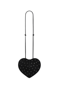 <tc>Alaia</tc> Bolso Le Coeur en piel de cabra ante Strass