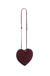 <tc>Alaia</tc> Bolso Le Coeur en piel de cabra ante Strass