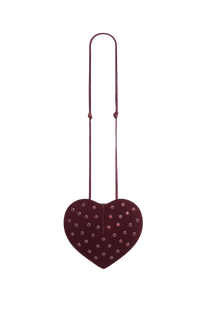 <tc>Alaia</tc> Bolso Le Coeur en piel de cabra ante Strass