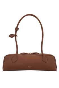 Alaia Le Teckel Medium Bag In Nubuk Calfskin