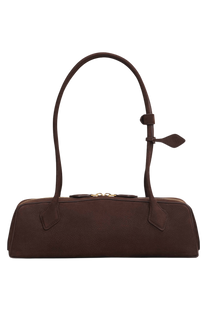 Alaia Le Teckel Medium Bag In Nubuk Calfskin