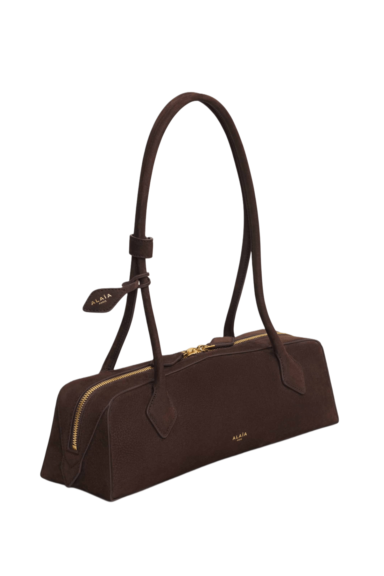 Alaia Le Teckel Medium Bag In Nubuk Calfskin