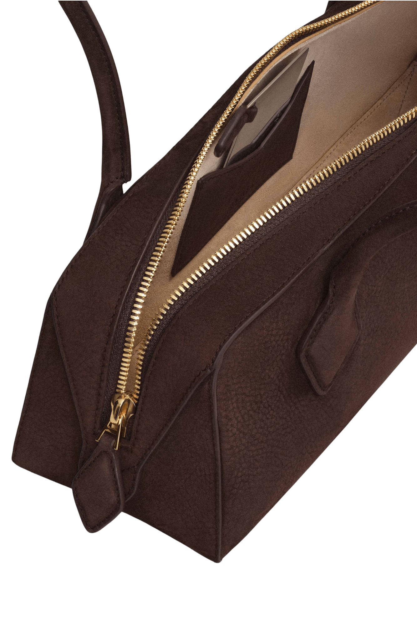 Alaia Le Teckel Medium Bag In Nubuk Calfskin