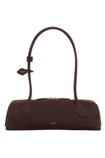 Alaia Le Teckel Medium Bag In Nubuk Calfskin